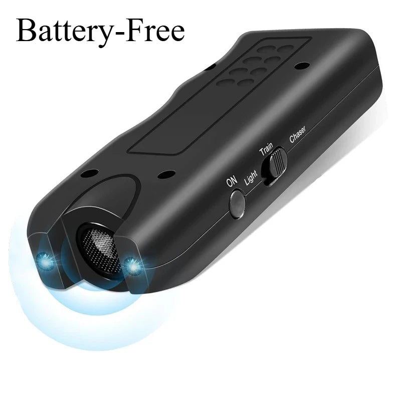 Ultrasonic Dog Deterrent with LED Flashlight