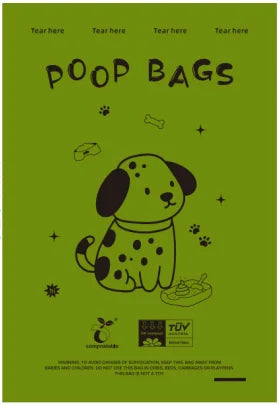 Certified Compostable Dog Poop Bags – Leakproof, Plant-Based & Extra Thick