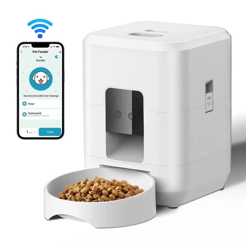 Automatic Pet Feeder with Timed Dispenser for Cats and Dogs
