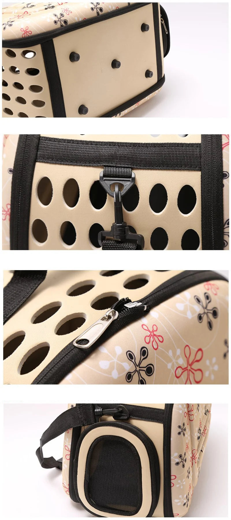 Breathable Pet Carrier Backpack for Cats and Small Dogs