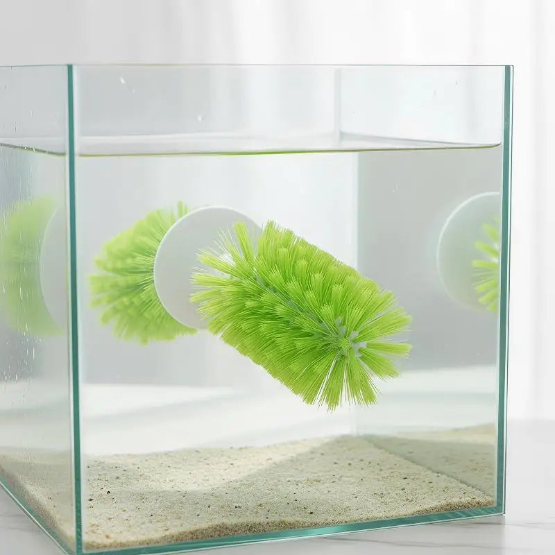 Turtle Shell Cleaning Brush with Feeding Ball