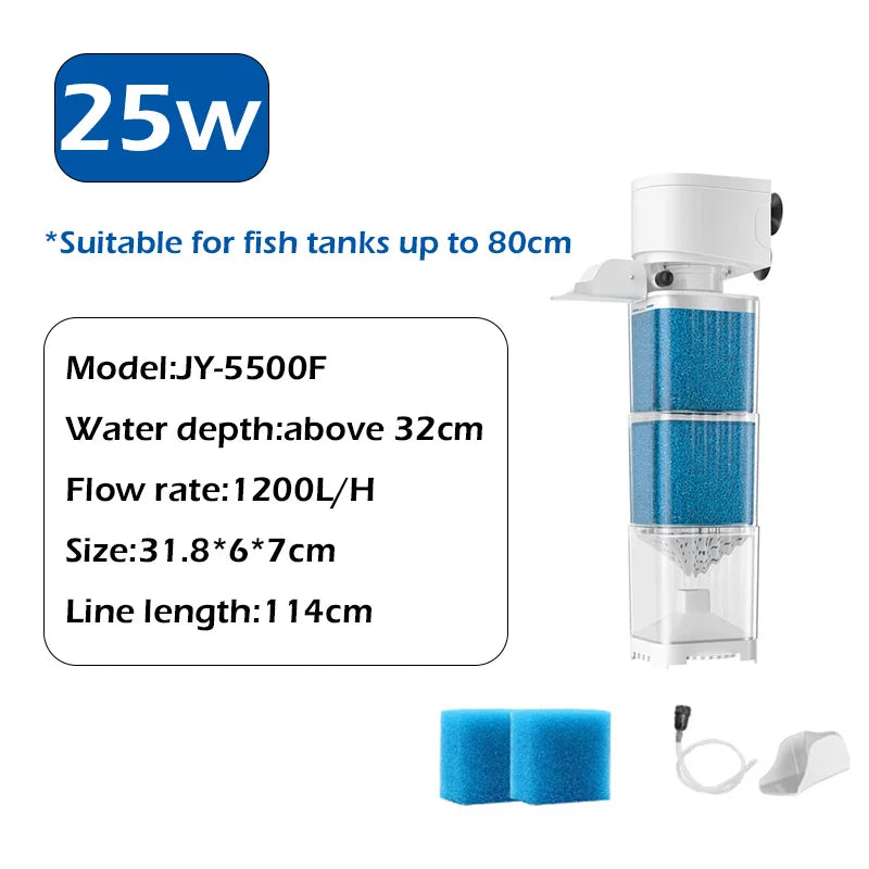 Pompe de filtre submersible pour aquarium