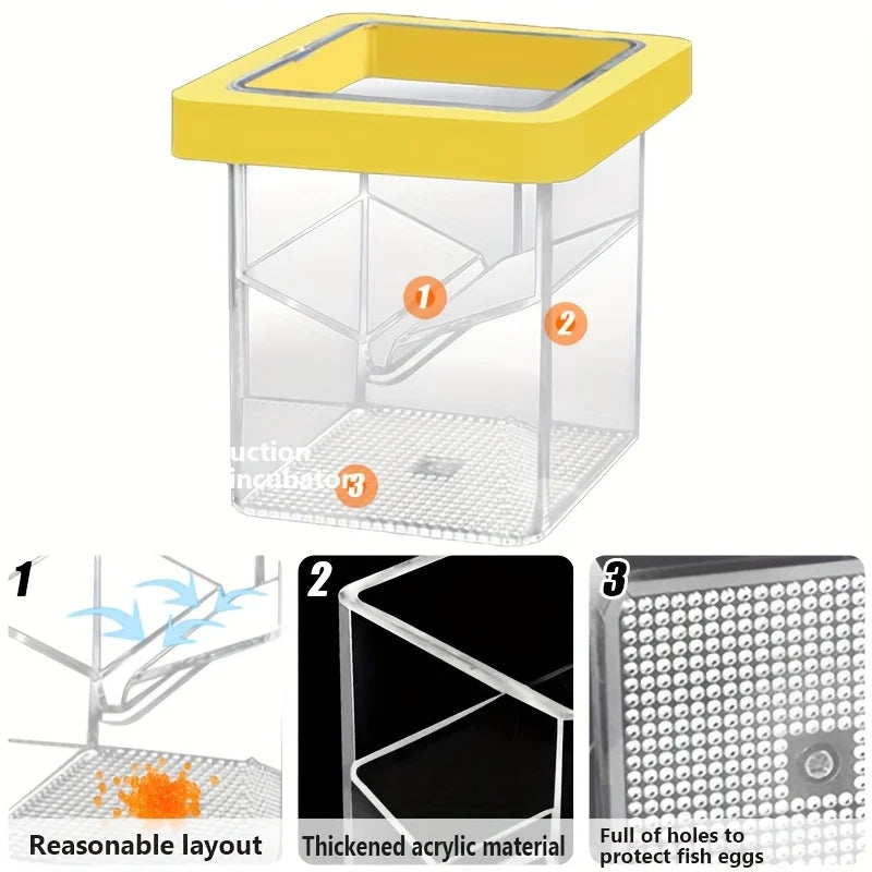 Floating Fish Breeding Box for Aquarium Hatchery & Isolation
