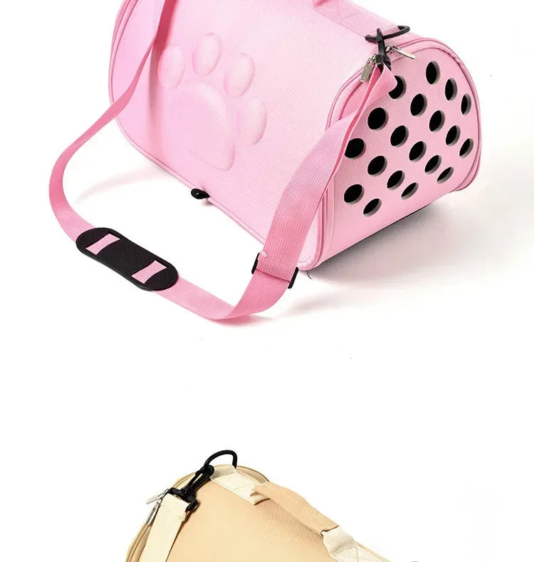 Breathable Pet Carrier Bag for Cats and Small Dogs