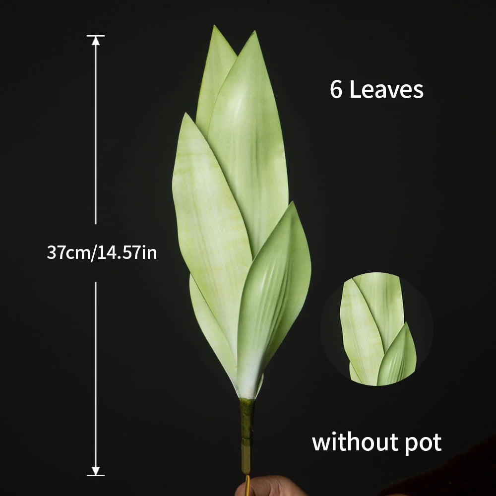 Artificial Snake Plant Decorative Faux Sansevieria