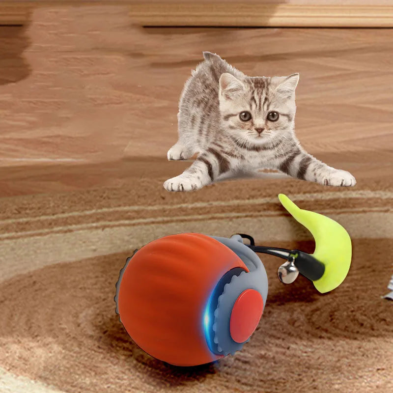 Intelligentes selbstrollendes Katzenspielzeug-Ball
