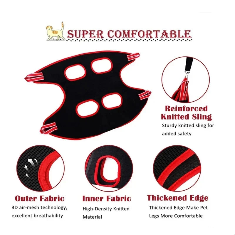 Pet Grooming Hammock for Small Dogs and Cats