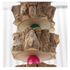 Juguete de Madera Natural para Perros Loro