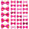 Pet Hair Bows with Rubber Bands - Assorted Styles for Small Dogs and Cats