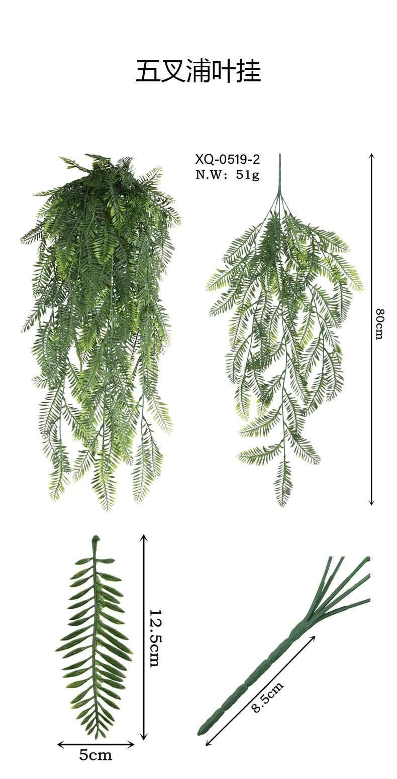 Artificial Persian Fern Hanging Vines for Home Decor