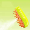 Spray de toilettage parfumé à la mangue & Brosse-massage pour animaux
