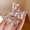 Pet Hair Keepsake Keychain with Transparent Capsule