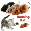 Wind-Up Plush Mouse Toy for Cats and Dogs