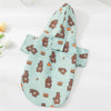 Cartoon Printed Waterproof Dog Raincoat