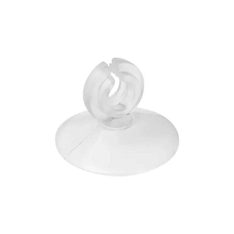 A pack of ten 5mm aquarium air line suction cups.