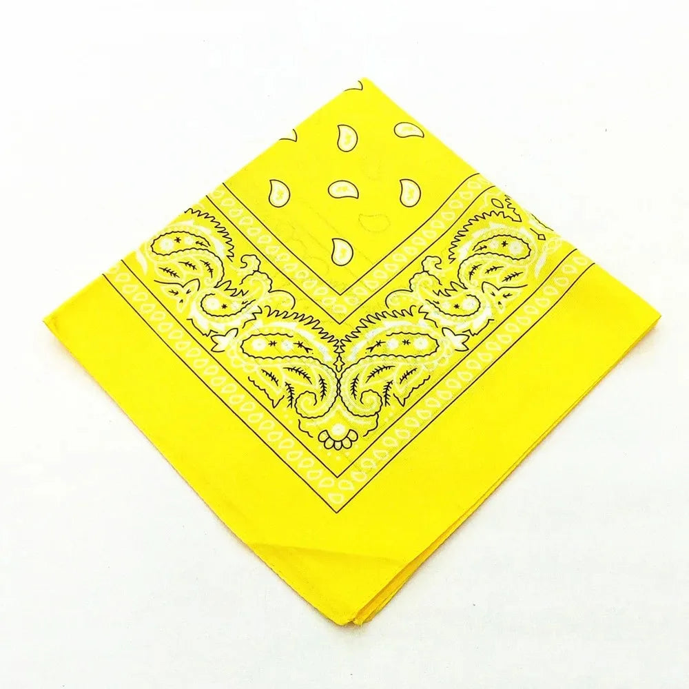 Paisley Bandana Headwrap – Unisex Cotton-Poly Scarf for Men and Women