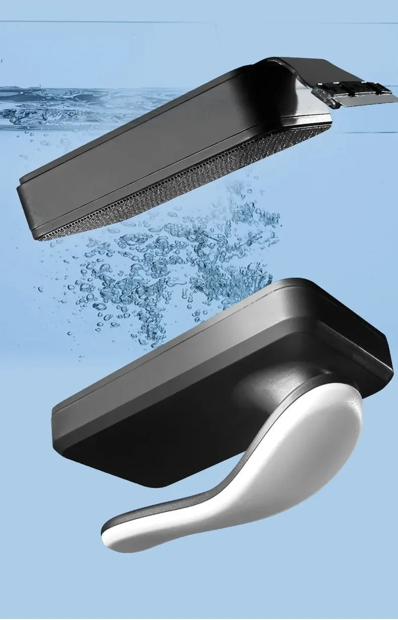 Floating Magnetic Aquarium Glass Cleaner with Algae Scraper