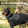 Tactical Dog Harness with Reflective Strips for Training and Outdoor Adventures