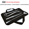 Stainless Steel Aquarium Tool Set with Scissors, Tweezers, and Shovel
