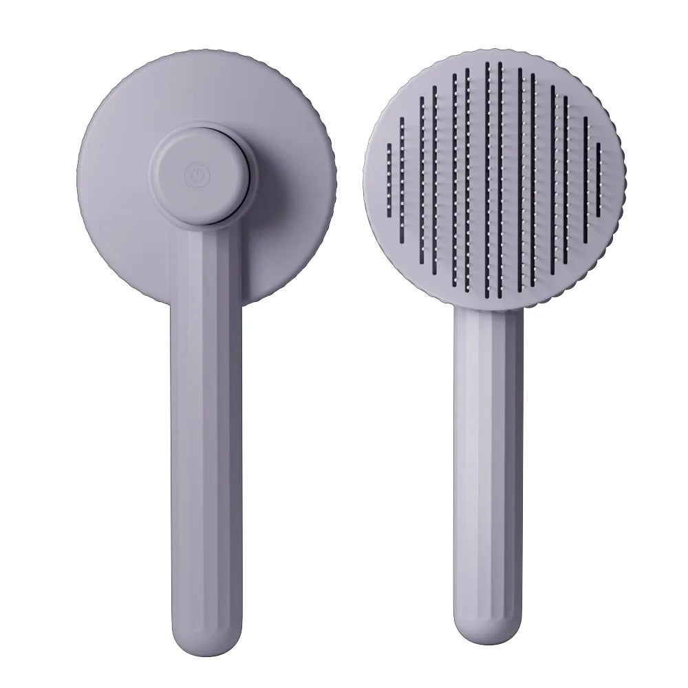 One-Key Pet Hair Removal Brush for Cats and Dogs