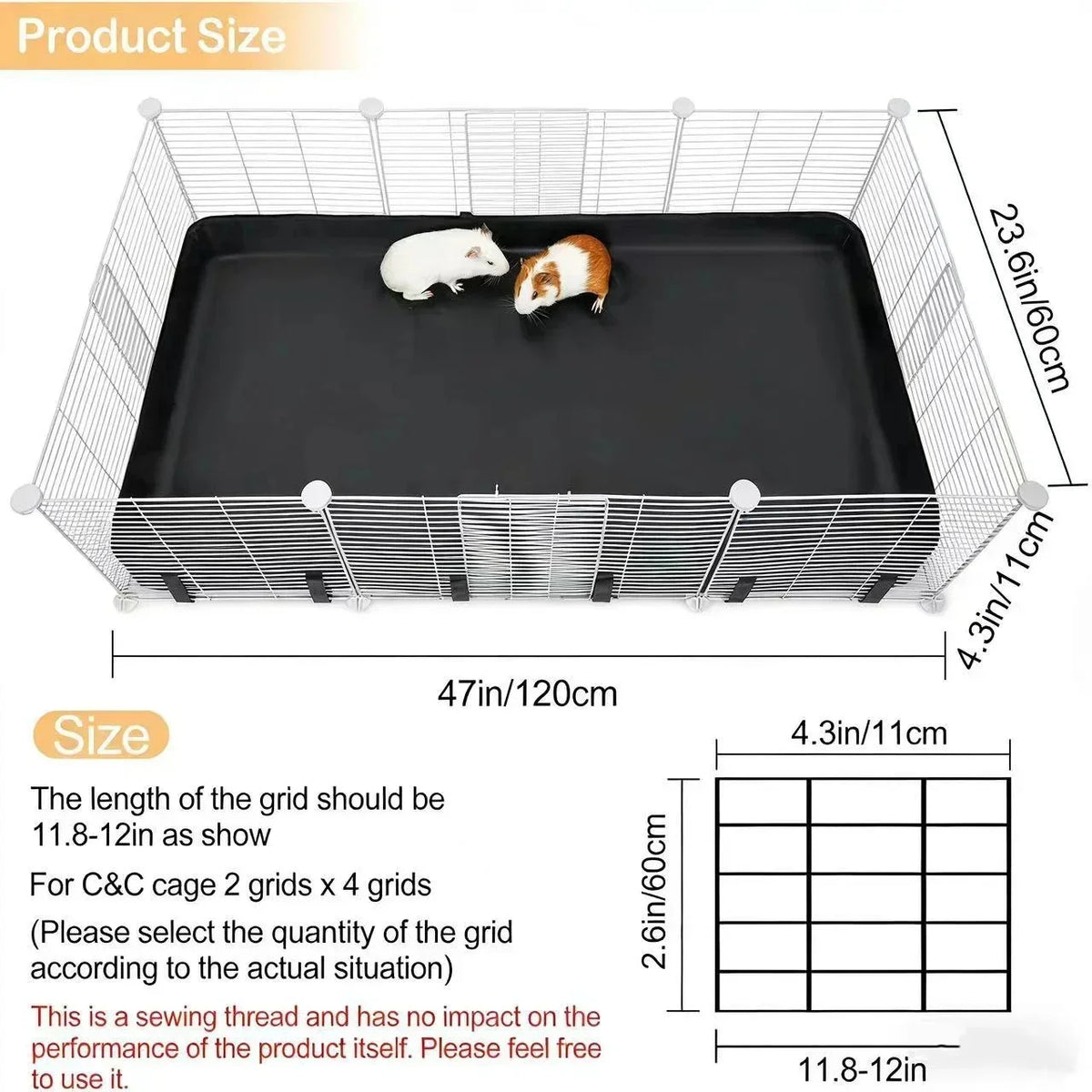 Waterproof PVC Cage Liner for Small Pets