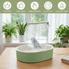 Electric Circulating Bird Bath with Adjustable Water Flow