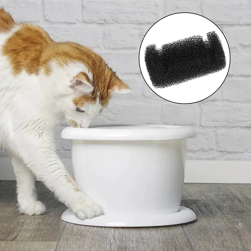 Sponge Filter Refills for Pet Drinking Fountains