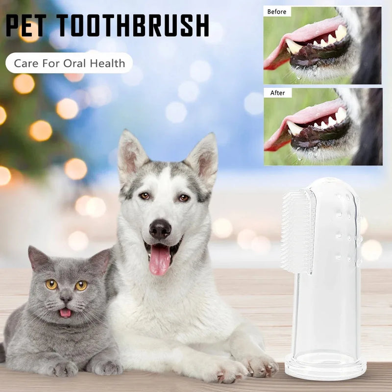 Silicone Fingertip Toothbrushes for Pets