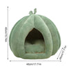 Lit pour chat en forme de citrouille d'Halloween