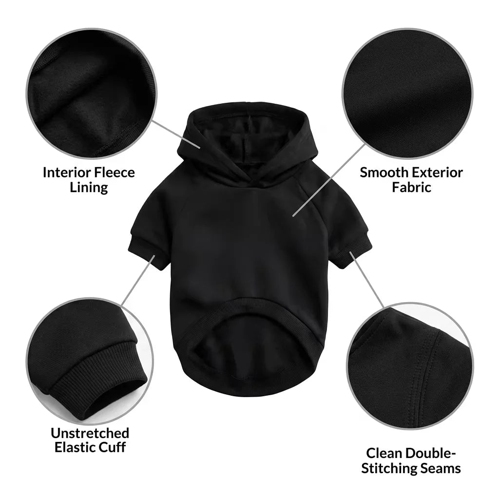 Cozy Hooded Dog Sweatshirt for Chilly Walks