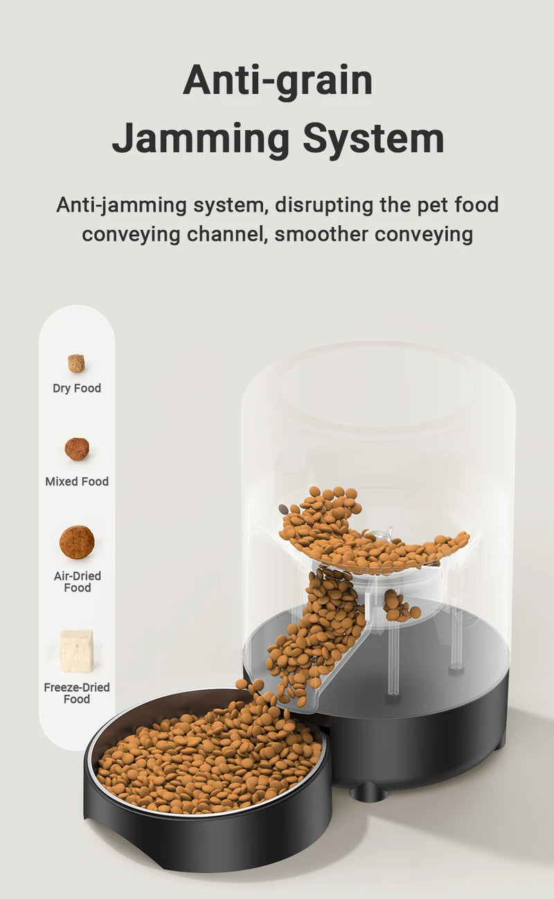 Dispensador de comida para mascotas con Wi-Fi y control por app
