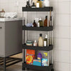 Rolling Utility Storage Cart with 3/4 Tiers