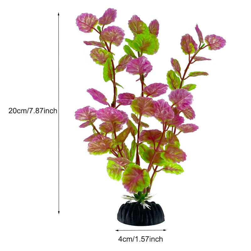Realistic Artificial Aquarium Plants for Fish Tank Décor