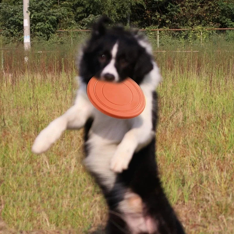 Interactive Silicone Flying Saucer Pet Toy