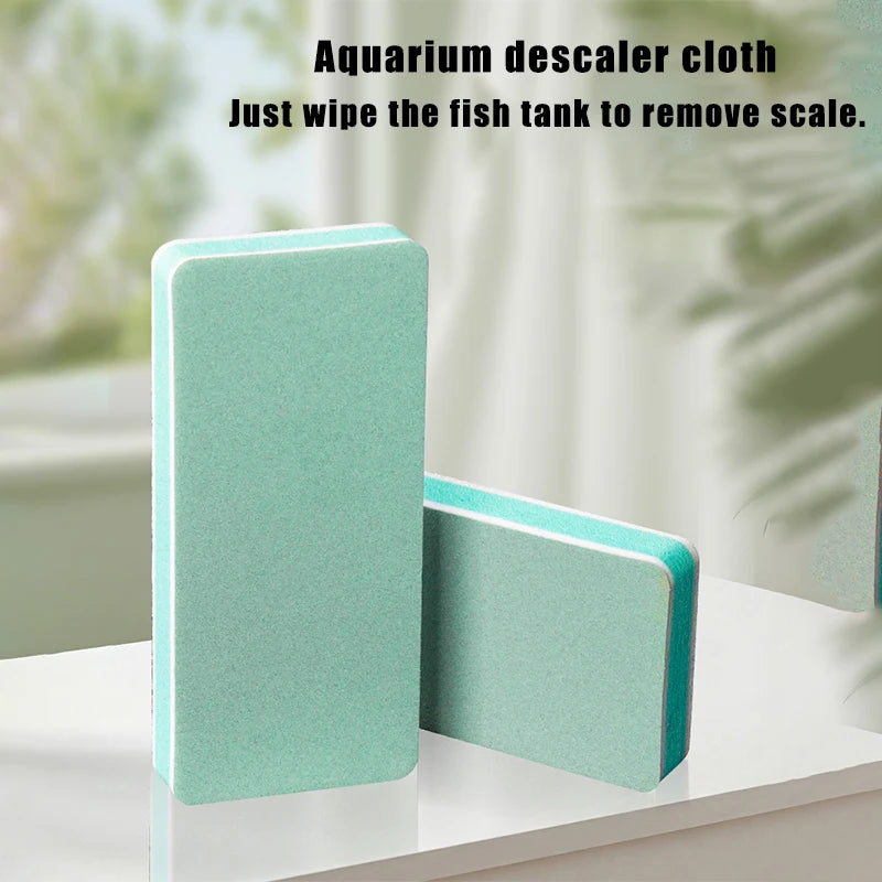 Fish Tank Glass Cleaning Brush with Polishing Pad