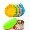 Couvercle en silicone réutilisable pour boîtes de nourriture pour animaux