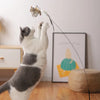 Jouet Interactif pour Chat avec Plumes et Baguette