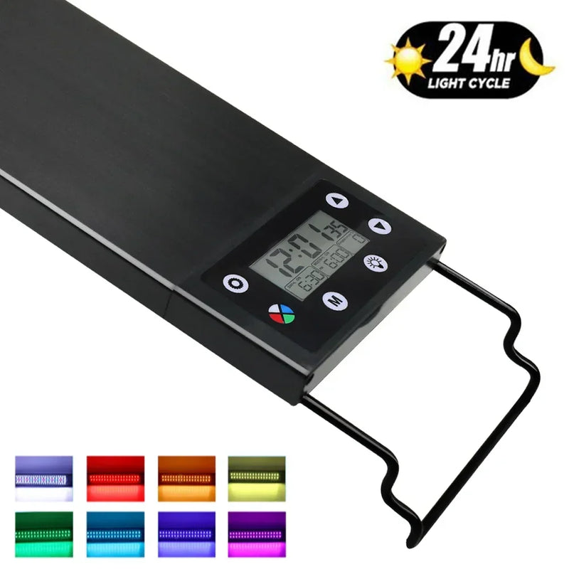 Lampe LED Plein Spectre pour Aquarium avec Minuteur 24h