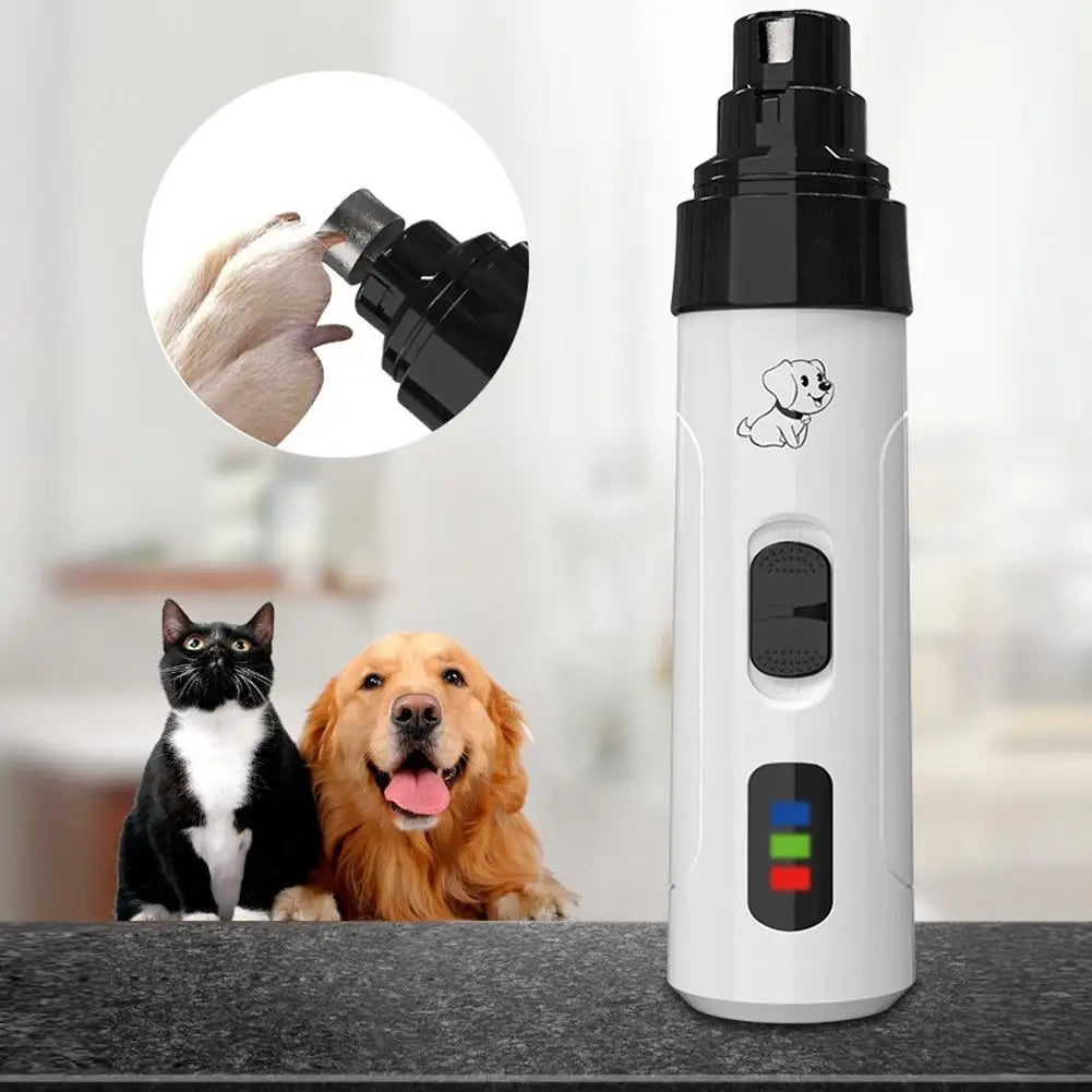 Quiet Rechargeable Electric Nail Grinder for Dogs and Cats