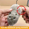 Wind-Up Plush Mouse Toy for Cats, Dogs & Kids