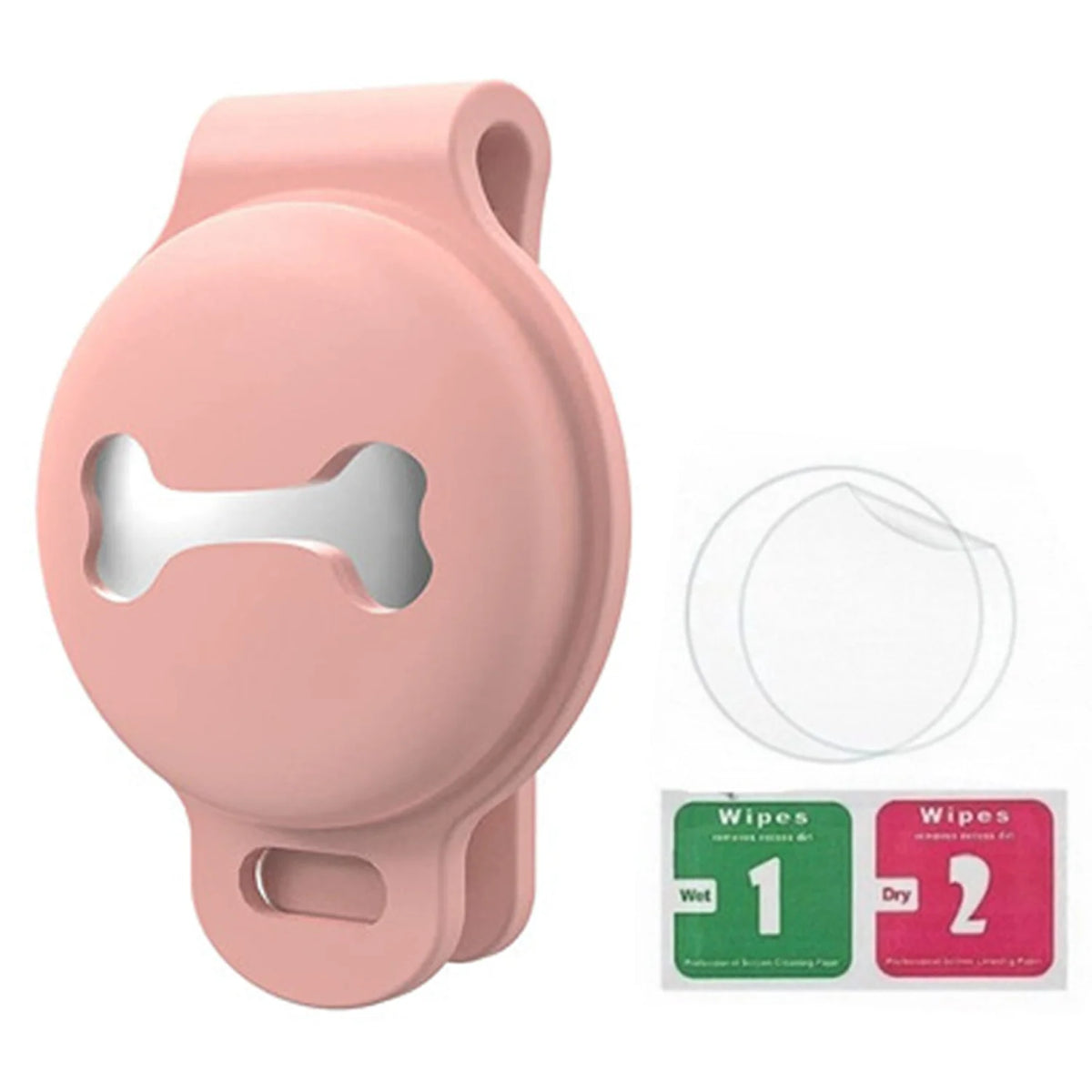 Silicone AirTag Holder for Pet Collars – Protective Anti-Lost Case for Cats and Dogs