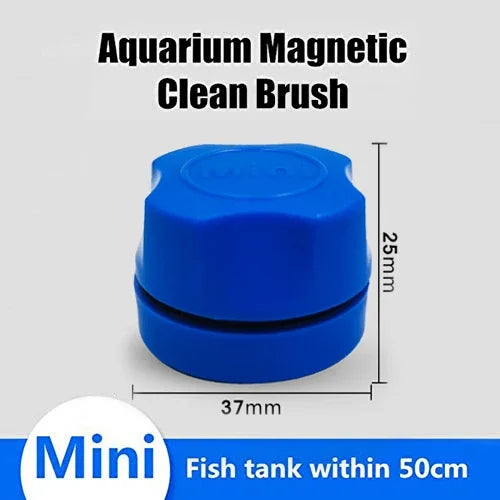 Double-Sided Aquarium Cleaning Magnet with Floating Scraper