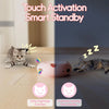 Jouet interactif intelligent pour chat avec plumes mobiles