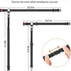 Adjustable Dog Car Seat Belt with Elastic Bungee and Reflective Stitching