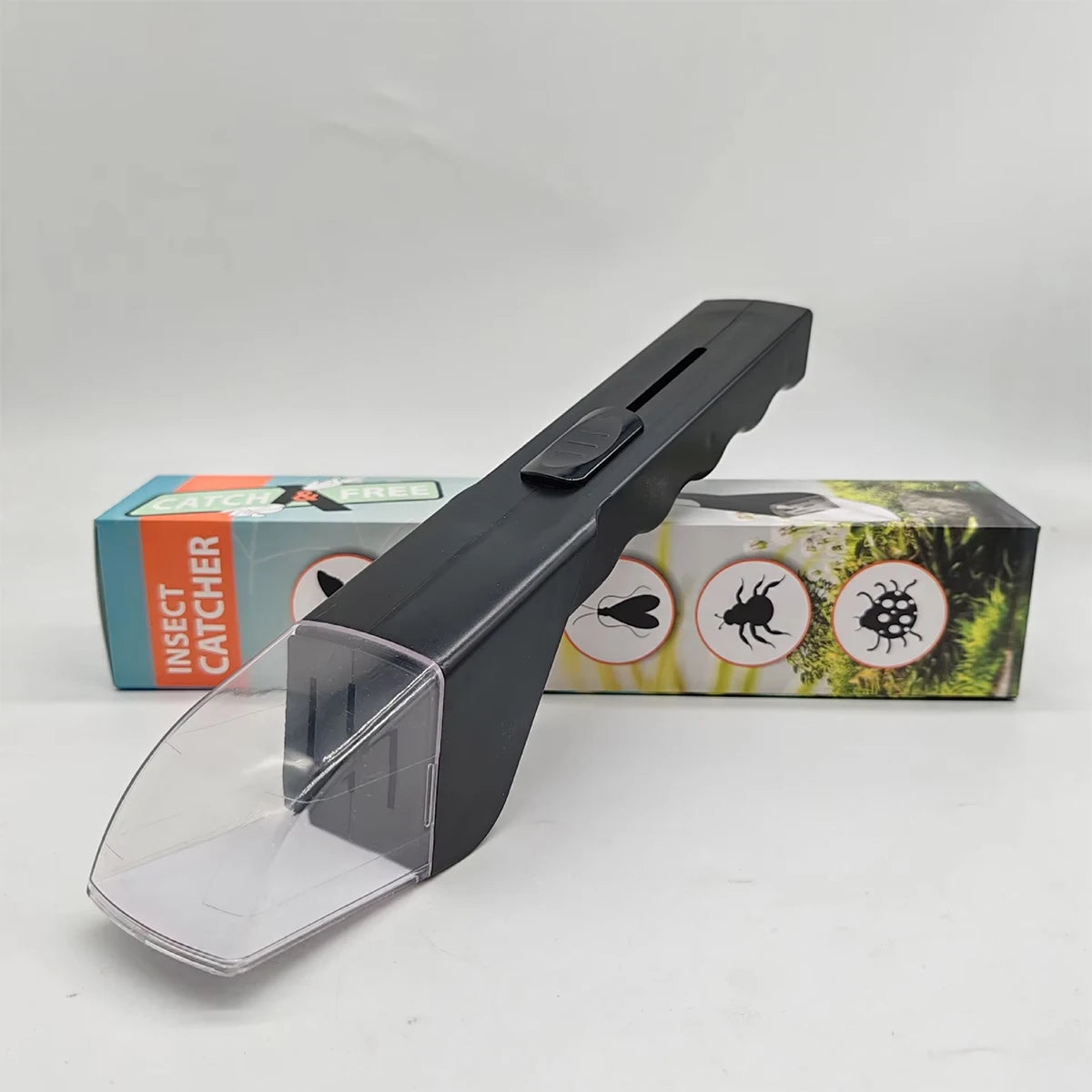 Portable Handheld Bug Catcher with Gentle Release Mechanism