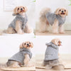 Cozy Fleece Dog Hoodie for Small and Medium Breeds