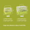 Portable Double Shoulder Bird Carrier Bag with Perch