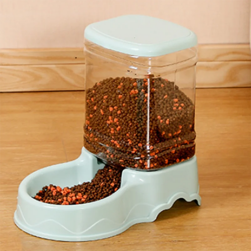 Automatic Pet Feeder with Drinking Bowl Large Capacity 3.8L