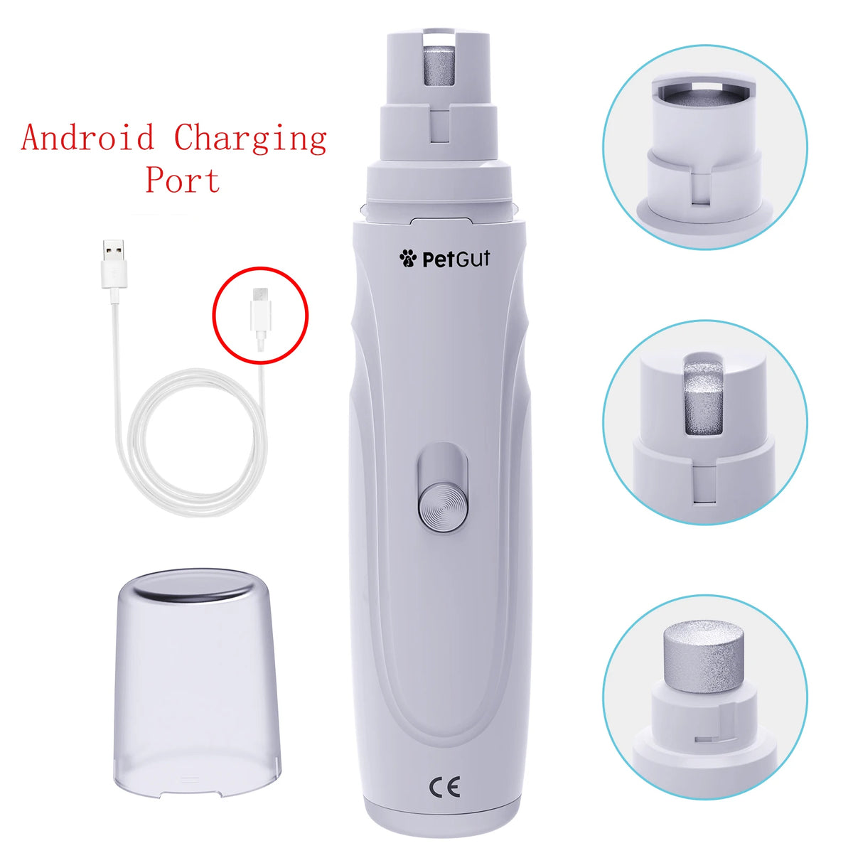 Rechargeable Electric Pet Nail Grinder for Dogs and Cats