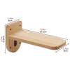 Wall-Mounted Cat Climbing Shelf Set with Hammock and Scratching Posts